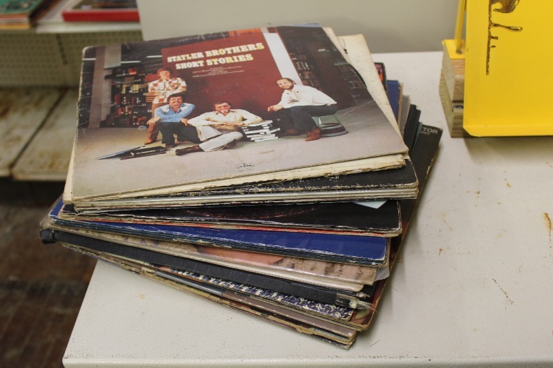 Stack of Vintage Records