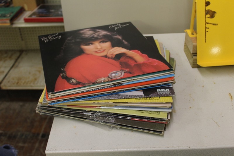 Stack of Vintage Records