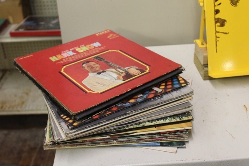 Stack of Vintage Records