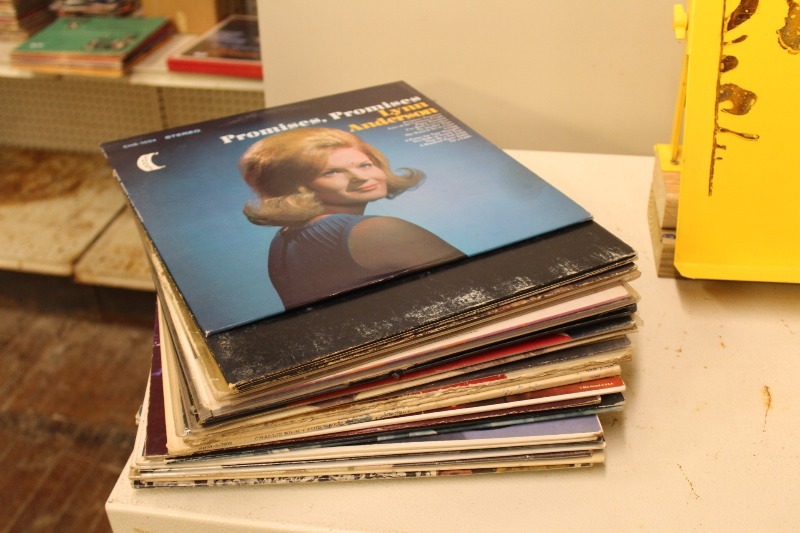 Stack of Vintage Records