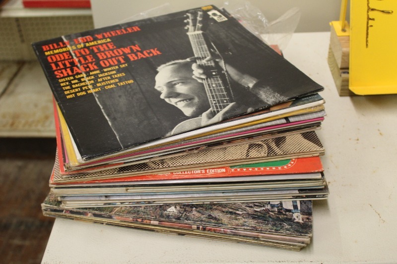 Stack of Vintage Records