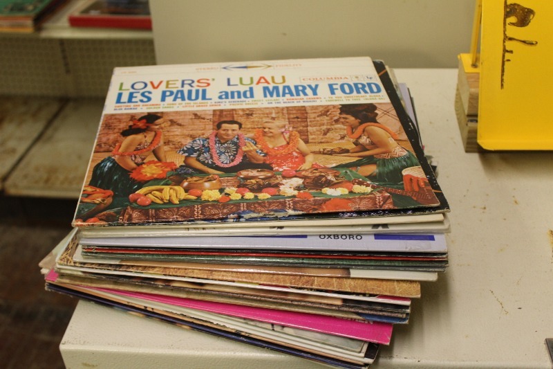 Stack of Vintage Records