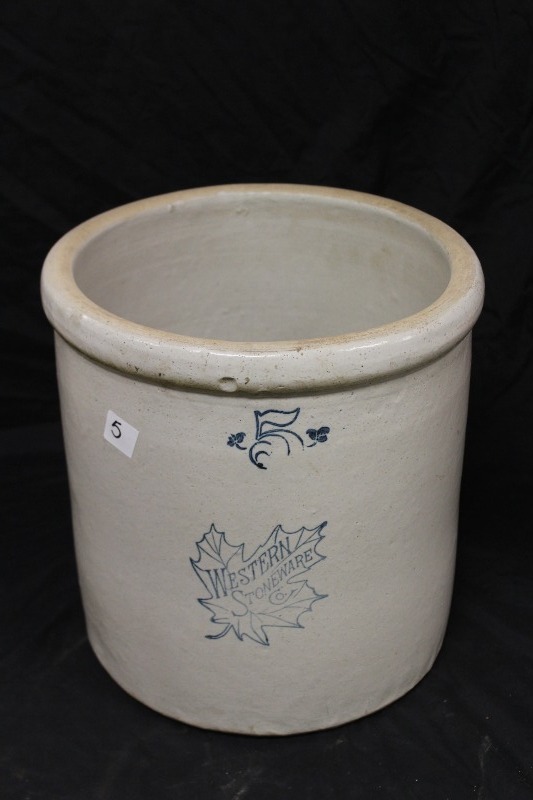 Western Stoneware 5 Gallon Crock