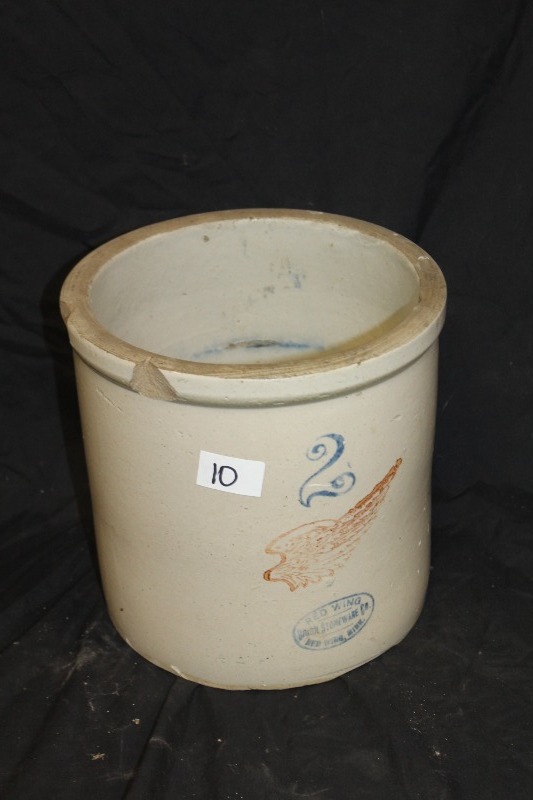 2 Gallon Red Wing Crock