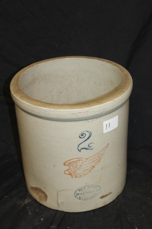 2 Gallon Red Wing Crock