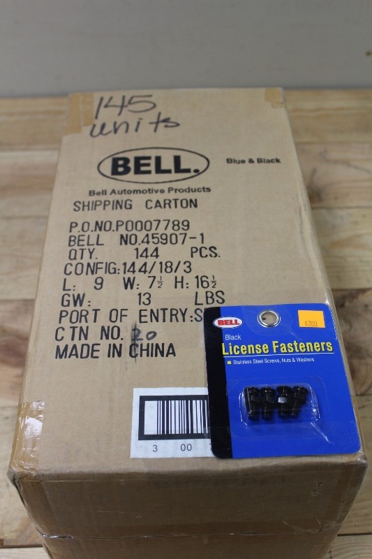 Case of 145 License Fasteners - Stainless Steel