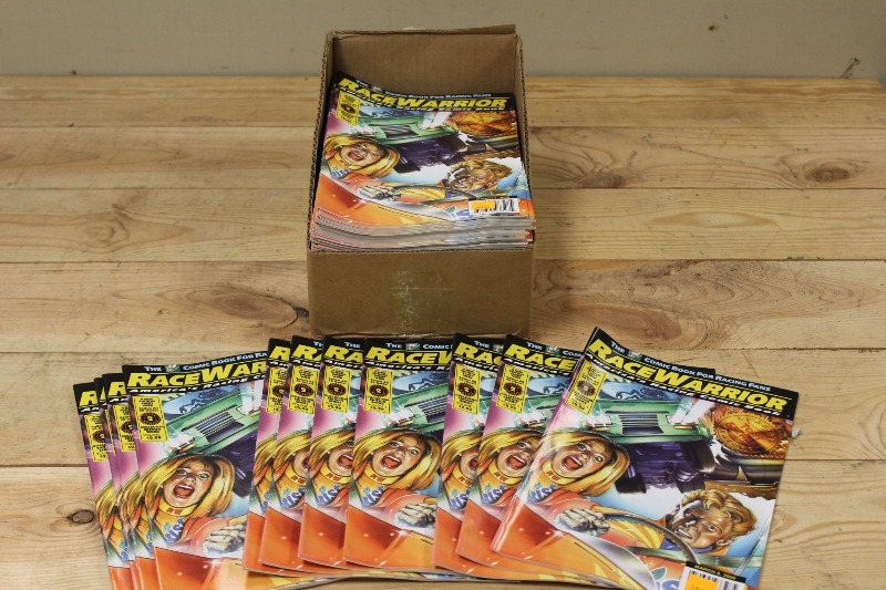 Case of RaceWarrior Comic Books