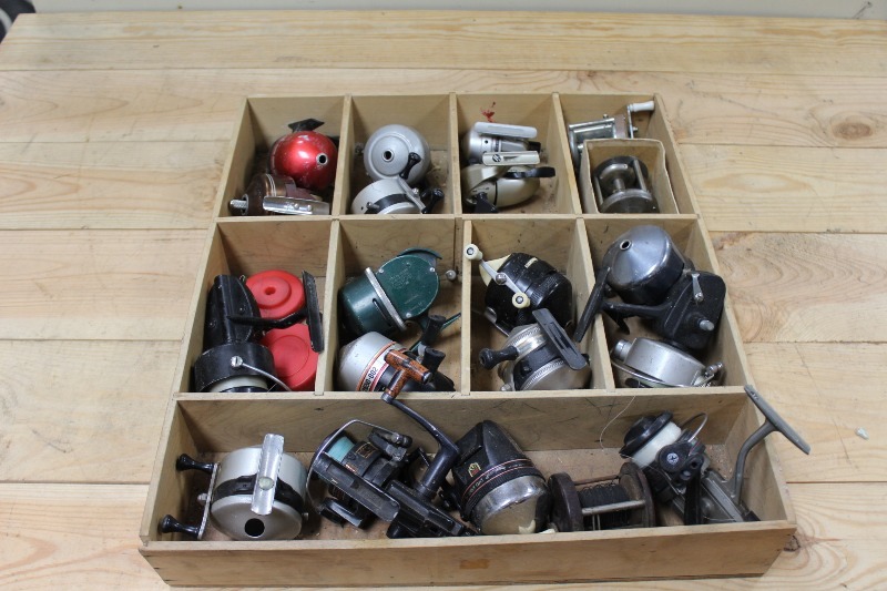 Box of 20 Vintage Reels