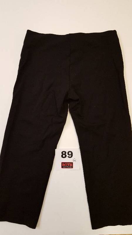 WOMENS GLORIA VANDERUILT PONTE TROUSER BLACK  SZ 16