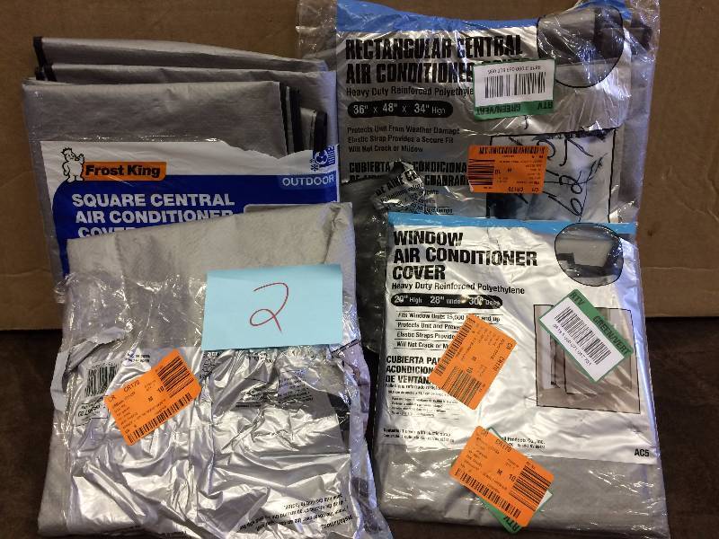 Lot of Air Conditioner Covers New- Open Pkgs