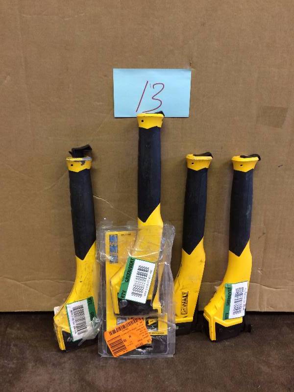 Lot of Dewalt Heavy Duty Staplers