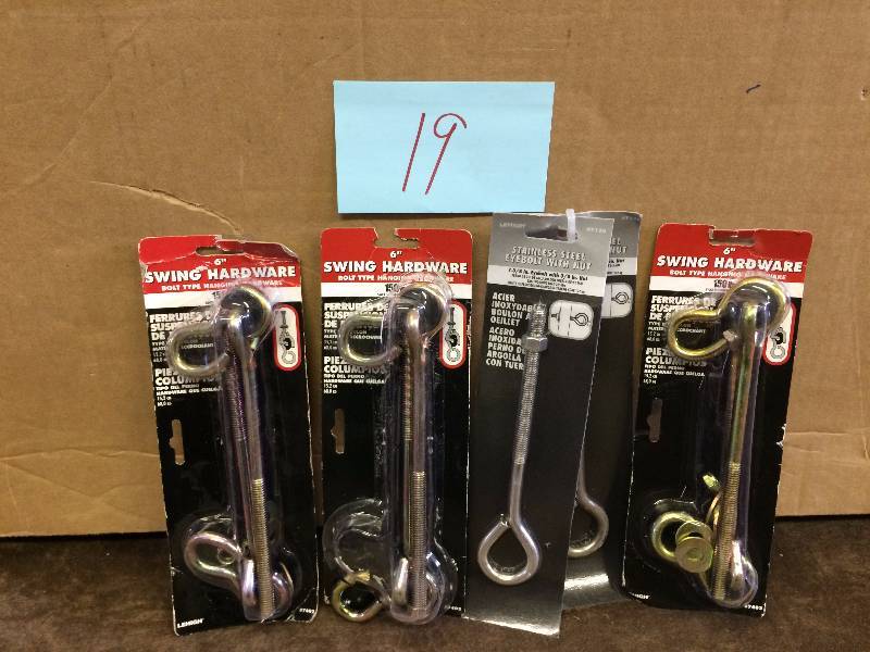Lot of 6 Swing Hardware New
