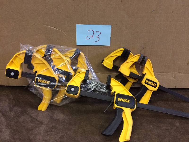 Lot of 6 Dewalt Trigger Clamps