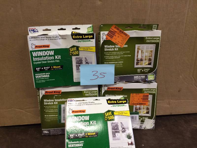 Lot of Window Insulation Kits