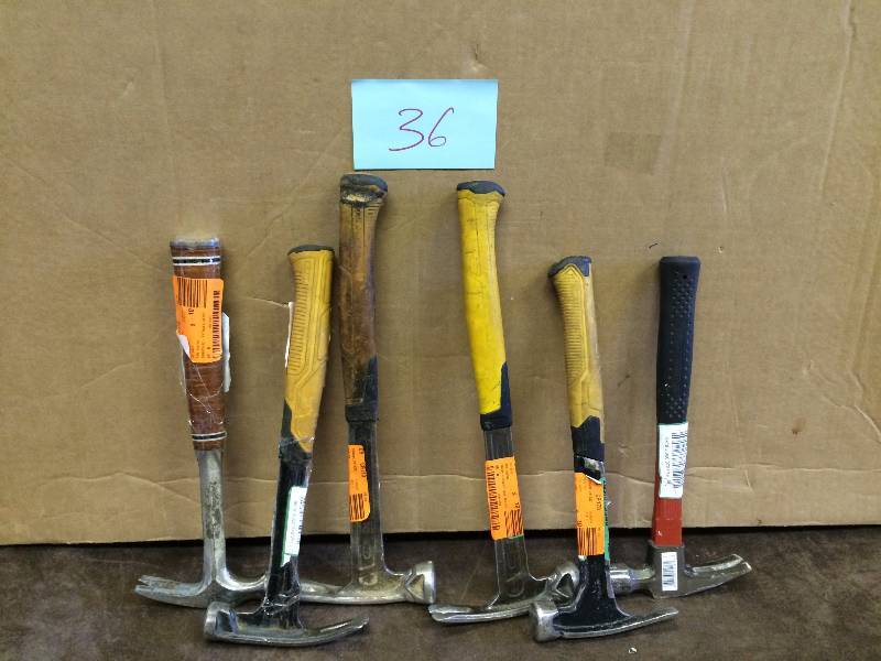 Lot of assorted Hammers used