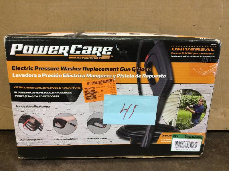 Power Care Electric Preassure Washer Replacement Gun and Hose