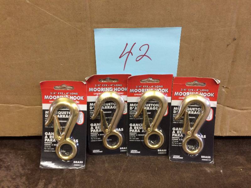 Lot of 4 Mooring Hooks New