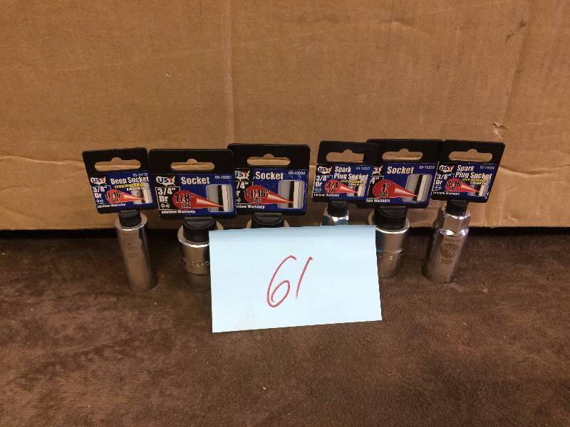 Lot of Assorted Sockets New