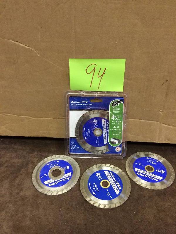 Lot of Avanti Pro4 12 In Diamond Turbo Blades
