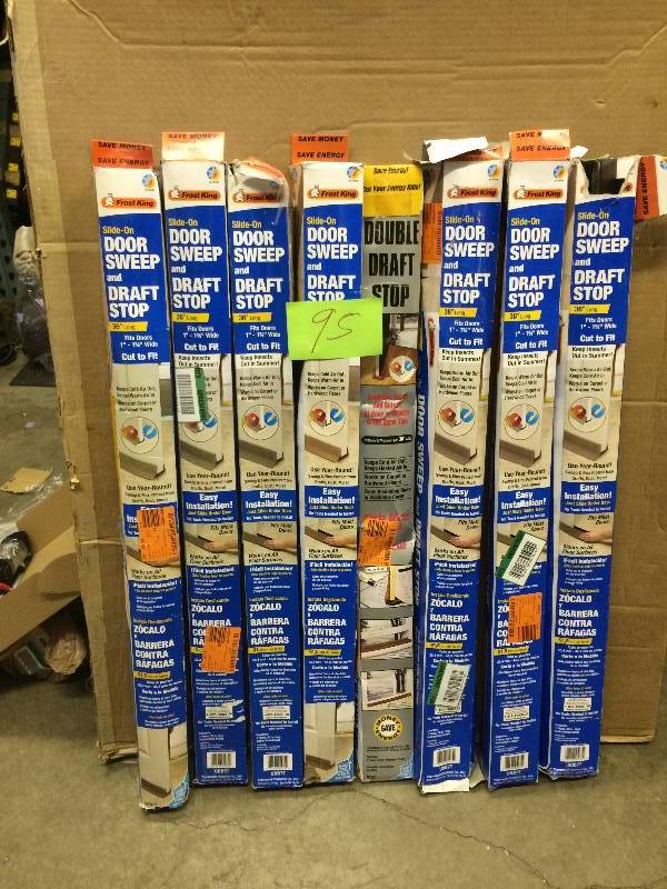 Lot of Door Sweep and Draft Stop