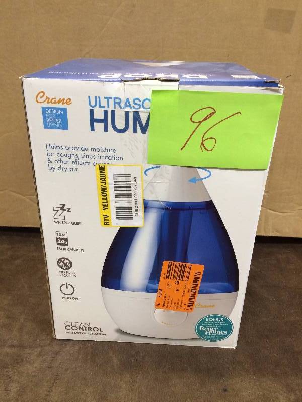 Ultrasonic Humidifier tested works in like new condition