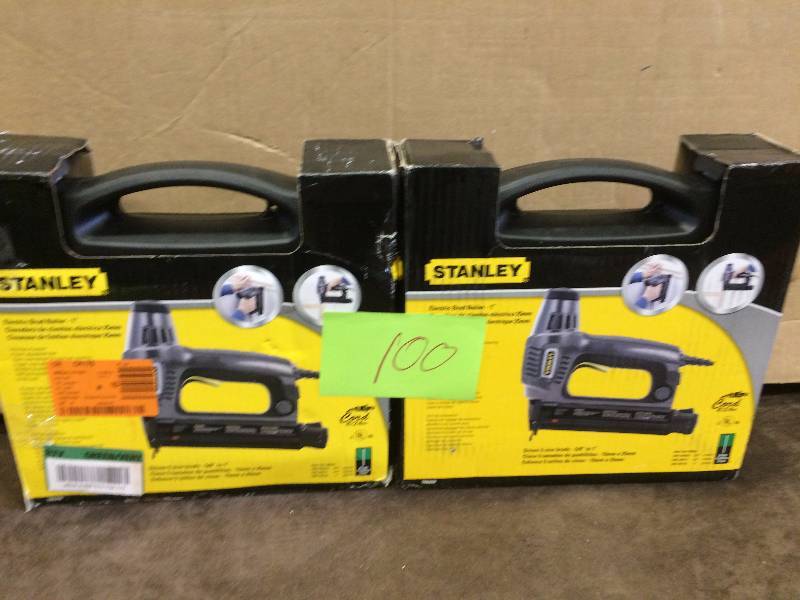Lot of 2 Stanley Eletric Staplers