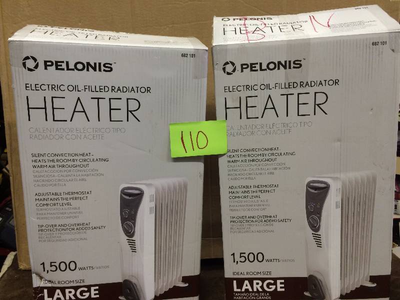 Lot of 2 Oil Filled Pelonis heaters tested work