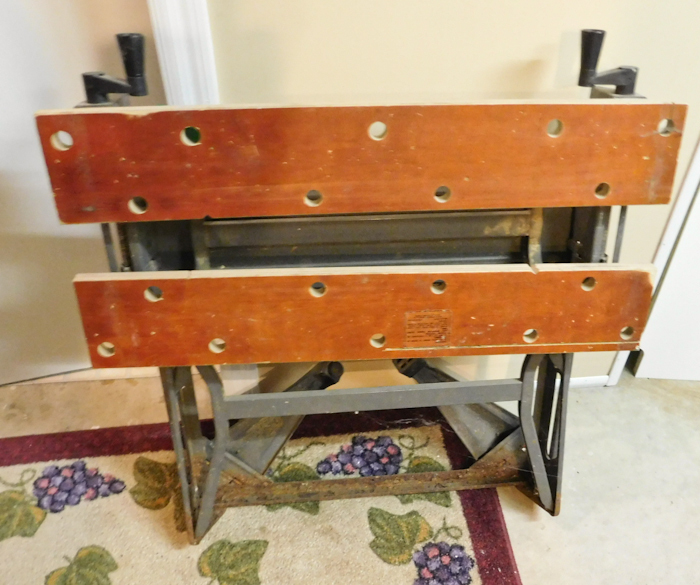 lot 27 image: folding shop mate table