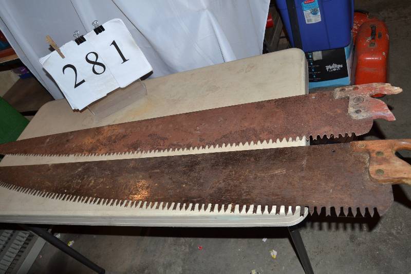 lot 281 image: Cross Cut Saws