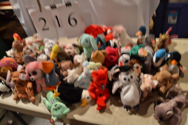 lot 216 image: TY beanies