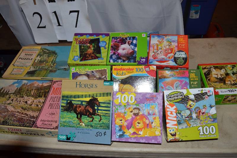 lot 217 image: Puzzles