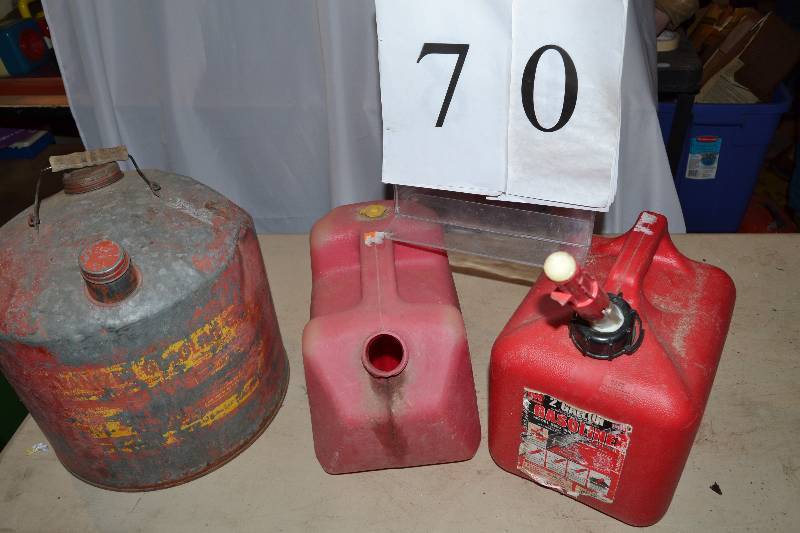 lot 70 image: Gas Cans