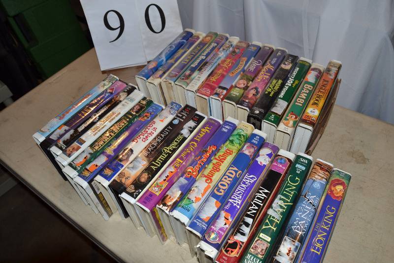 lot 90 image: VHS Tapes