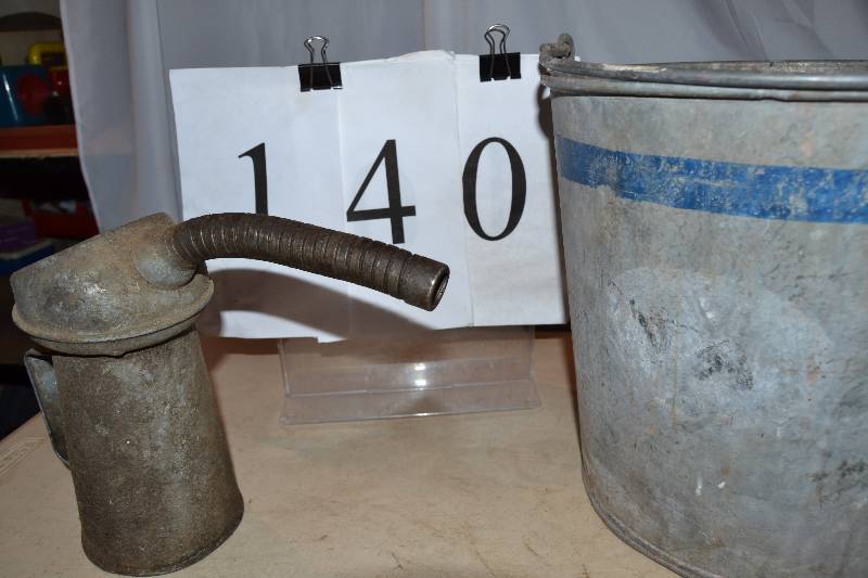 lot 140 image: Vintage Oil Can
