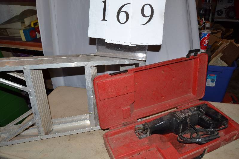 lot 169 image: Saw and Ladder