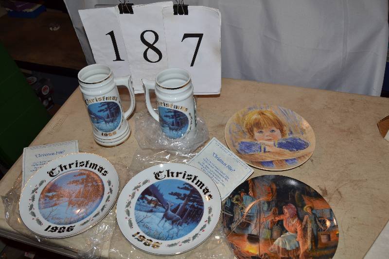 lot 187 image: Collectible dishes