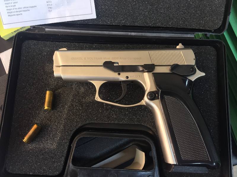 Ekol and Voltran 2005 Aras Compact Blank Firing Pistol