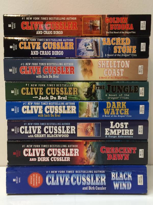 lot 43 image: Novels by Clive Cussler and more