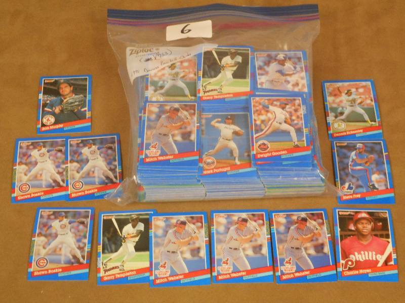 1991 Donruss Baseball Cards, (Quant...