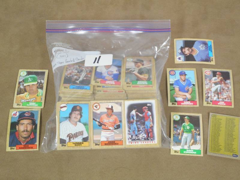 1987 Topps Baseball Cards, (Quantit...