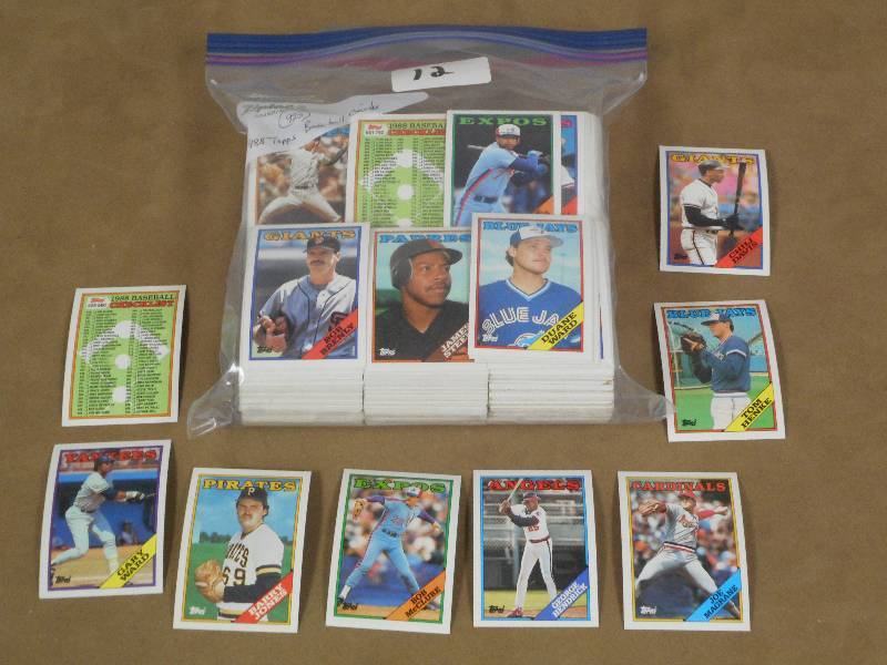 1988 Topps Baseball Cards, (Quantit...