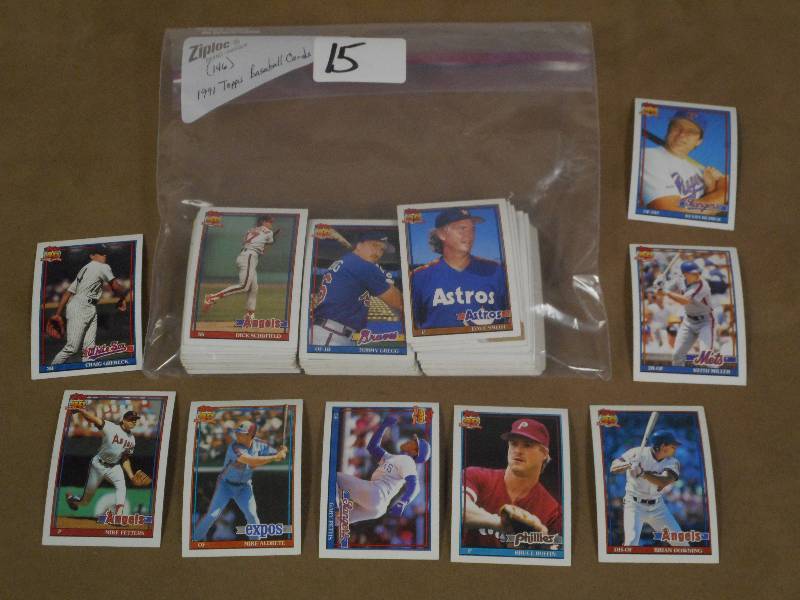 1991 Topps Baseball Cards, (Quantit...