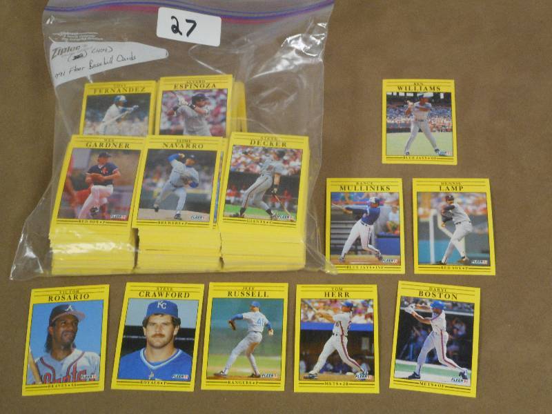 1991 Fleer Baseball Cards, (Quantit...