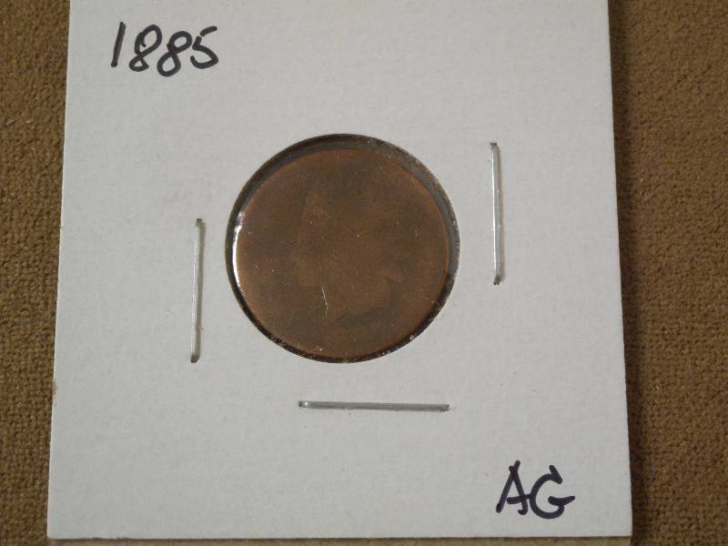 1885 Indian Head Cent, Lower Grade ...