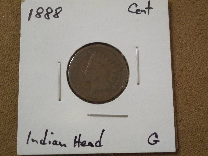 1888 Indian Head Cent, Good Grade...