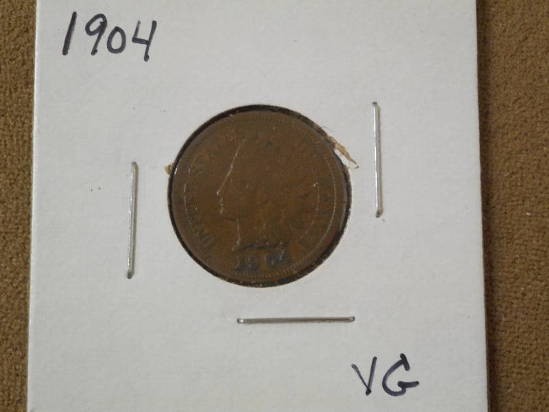 1904 Indian Head Cent, Very Good Gr...