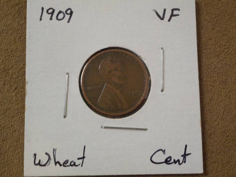 1909 Lincoln Wheat Cent, Very Fine ...