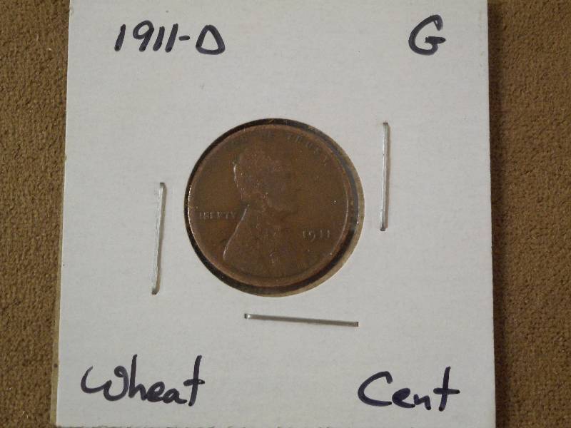 1911-D Lincoln Wheat Cent, Good Gra...