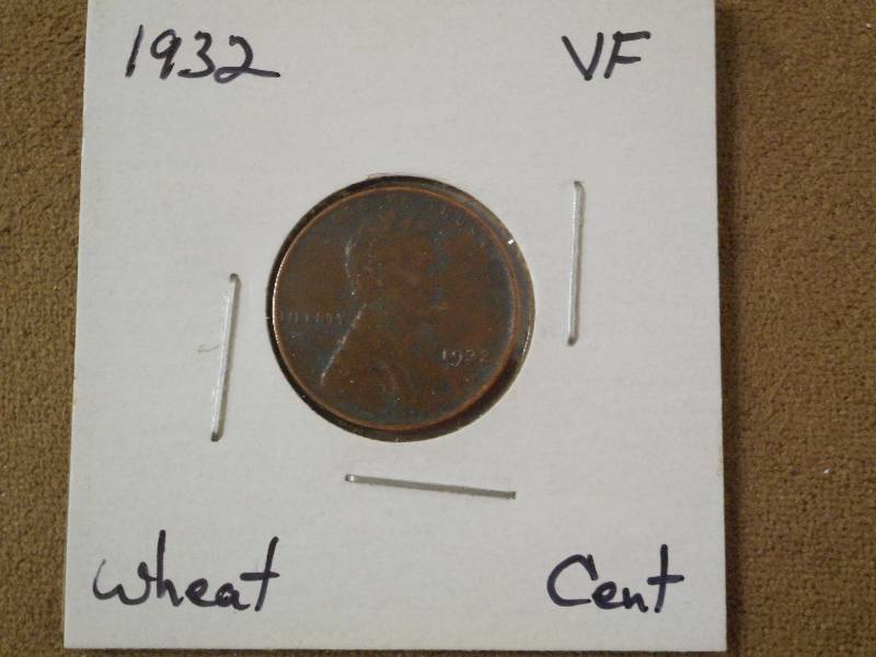 1932-P Lincoln Wheat Cent, Very Fin...