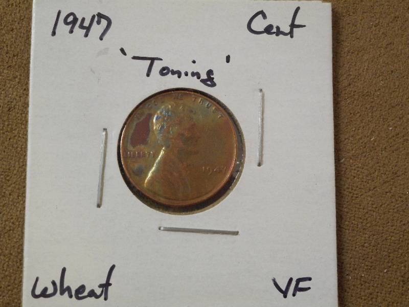 1947-P Lincoln Wheat Cent, Very Fin...